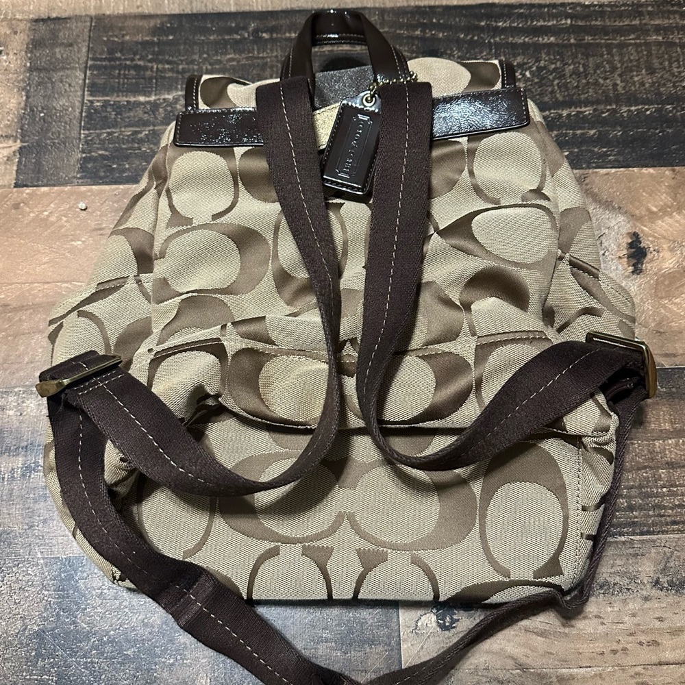 Coach Signature Mini Backpack - Picture 3 of 9